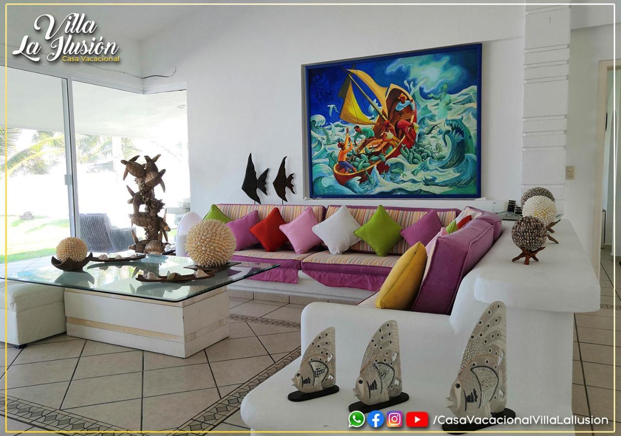Villa la Ilusión Casa Vacacional Tecolutla Exterior foto